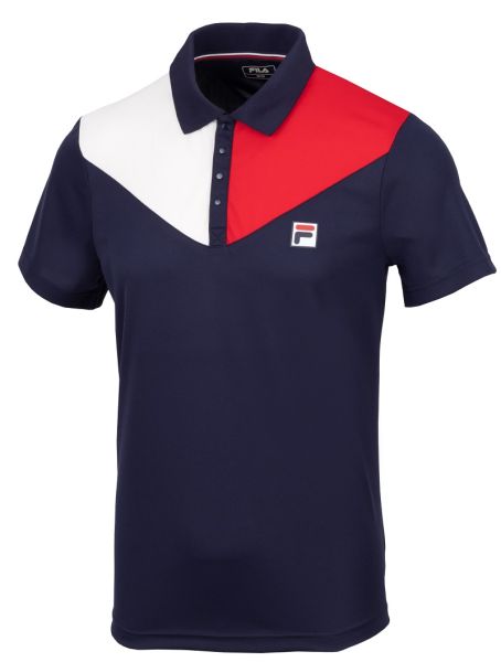 Men's Polo T-shirt Fila US Open Nilo Polo - navy