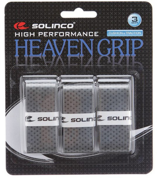 Tenisa overgripu Solinco Heaven Grip 3P - grey