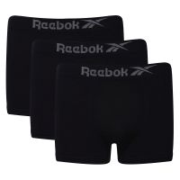 Calzoncillos deportivos Reebok Mens Seamless Trunk DALE 3P - black