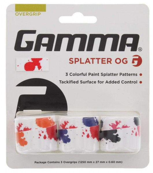 Griffbänder Gamma Splatter multicolor 3P