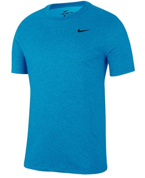 Pánske tričko Nike Solid Dri-Fit Crew - laser blue/black