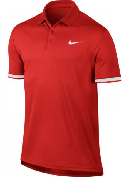  Nike Court Dry Polo Team - habanero red/white