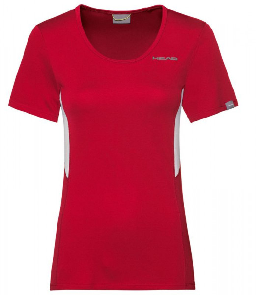 Marškinėliai moterims Head Club Tech T-Shirt W - red