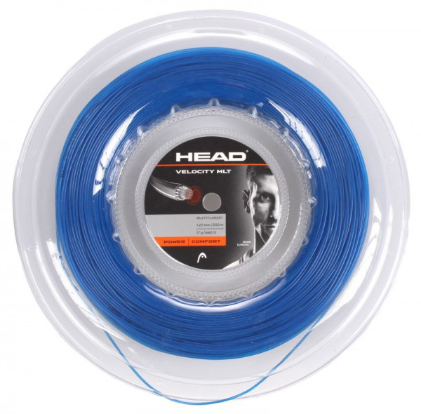 Naciąg tenisowy Head Velocity MLT (200 m) - blue