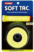 Grips de tennis Tourna Soft Tac 3P - yellow