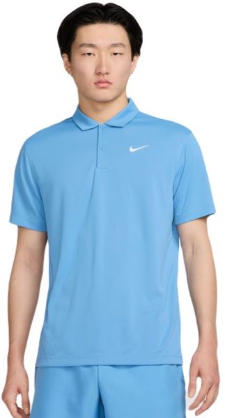 Men's Polo T-shirt Nike Court Dri-Fit Solid - Blue