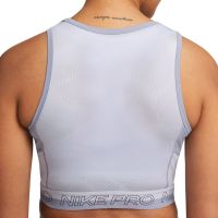 Ženska majica bez rukava Nike Pro Dri-Fit Cropped Training Tank Top - indigo haze/oxygen purple/gridiron Ženska majica bez rukava Nike Pro Dri-Fit Cropped Training Tank Top - indigo haze/oxygen purple/gridiron