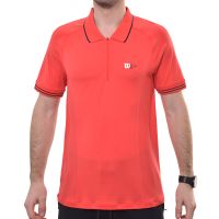 Pánské tenisové polo tričko Wilson Series Seamless Polo - infrared