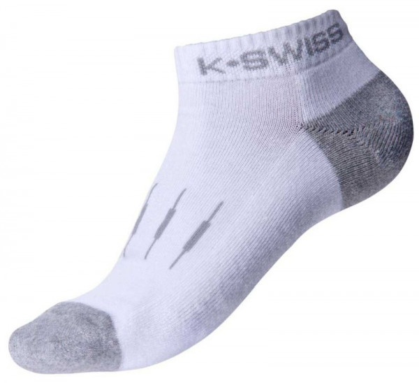 Tennissocken K-Swiss Womens Low Cut Socks 3P- white/light grey