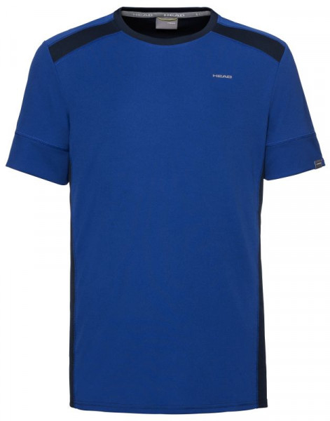 Herren Tennis-T-Shirt Head Uni T-Shirt M - royal blue/dark blue