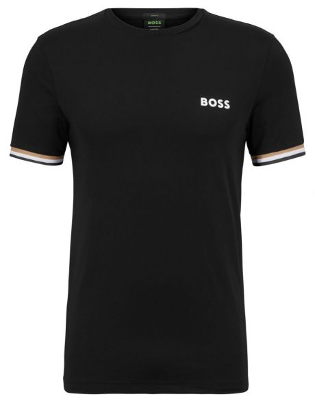 Herren Tennis-T-Shirt BOSS x Matteo Berrettini Tee MB 2 - black