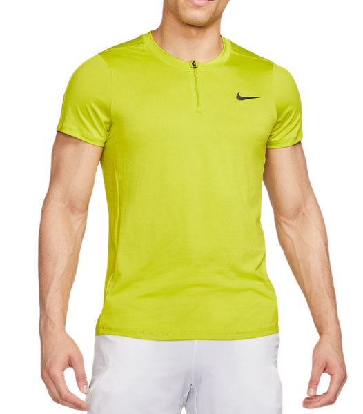 Herren Tennispoloshirt Nike Court Dri-Fit Advantage Polo - bright cactus/black