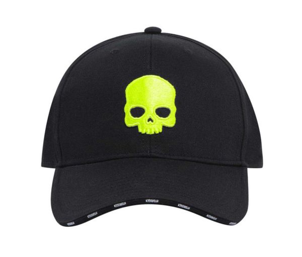Čepice Hydrogen Skull Cap - black/yellow fluo