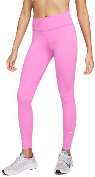 Women's leggings Nike Dri-Fit One Legging - playful pink/white