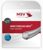 Cordes de tennis MSV Focus Hex (12 m) - sky blue