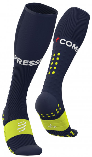 Kompressionskleidung Compressport Full Sock Run 1P - solidate blue