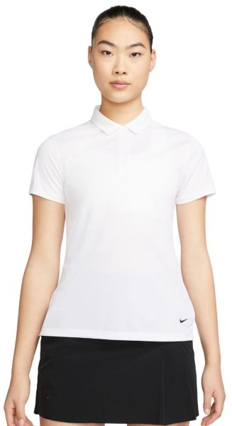 Women's polo T-shirt Nike Dri-Fit Victory Golf Polo - White