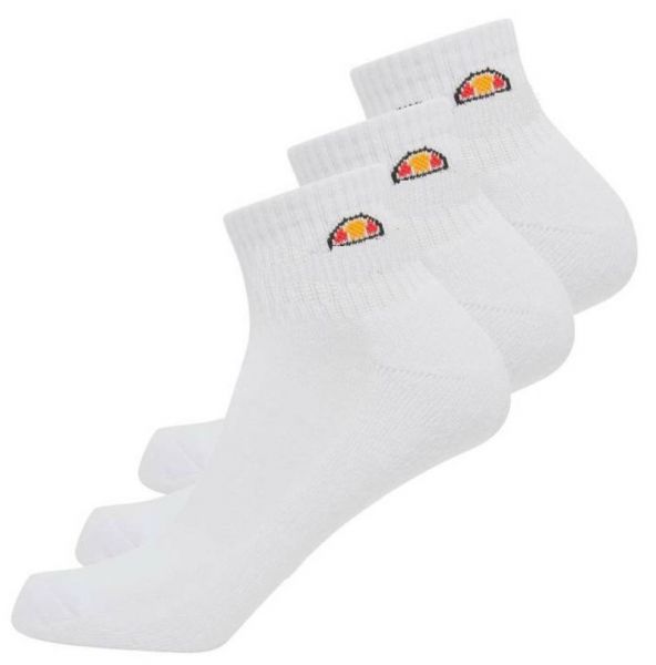 Chaussettes de tennis Ellesse Tallo Ankle Sock 3P - white