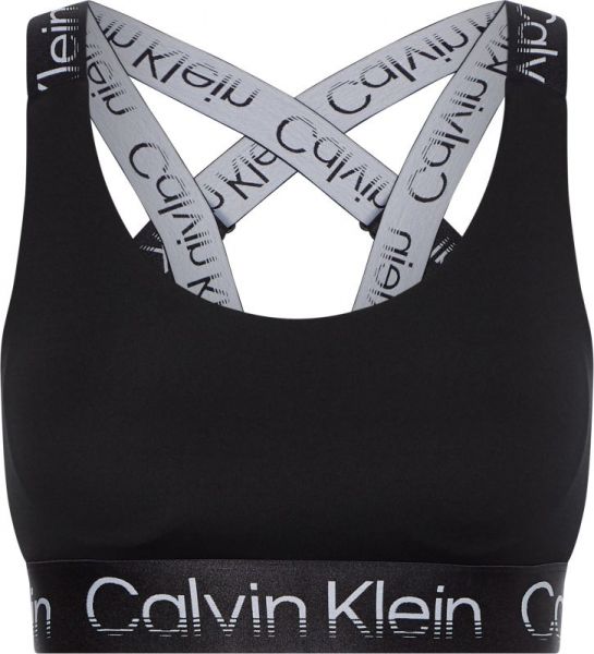 Stanik Calvin Klein High Support Sports Bra - black, Strefa Tenisa