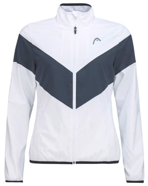 Damen Tennissweatshirt Head Club 22 Jacket - white/navy
