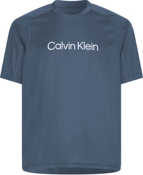 Pánske tričko Calvin Klein SS T-shirt - dark slate
