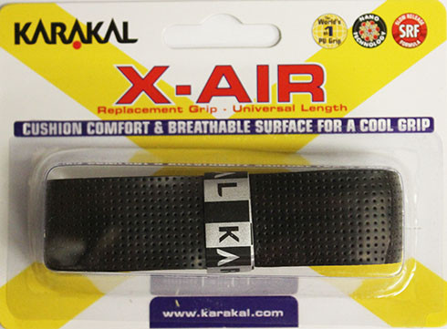 Pagrindinės koto apvijos skvošui Karakal X-Air Grip (1 szt.) - black