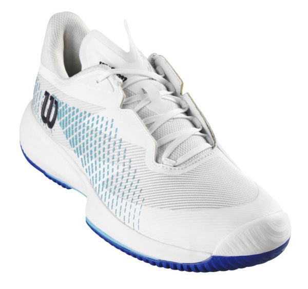 Chaussures de tennis pour hommes Wilson Kaos Swift 1.5 - white/blu atoll/lapis blu