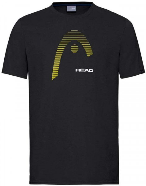 Тениска за момчета Head Club Carl T-Shirt JR - black