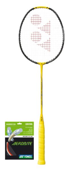 Badmintono raketė Yonex Nanoflare 1000 ZZ - lightning yellow + stygos