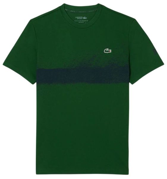 Męski t-shirt Lacoste Tennis x Novak Djokovic - Zielony