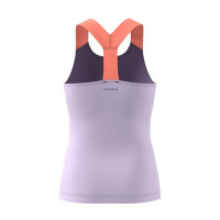 Marškinėliai mergaitėms Adidas Y-Tank Aero Ready - tech purple/shock yellow Marškinėliai mergaitėms Adidas Y-Tank Aero Ready - tech purple/shock yellow