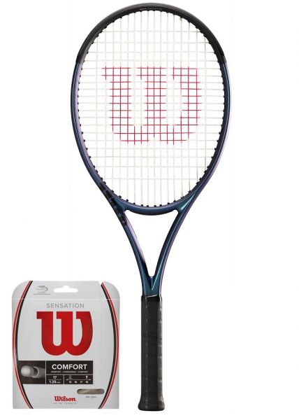 Ρακέτα τένις Wilson Ultra 100UL V4.0 - mε χορδές