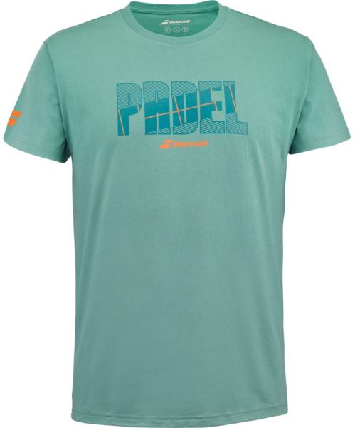 Męski T-Shirt Babolat Padel Cotton Men - Zielony