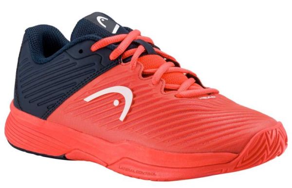 Juniorskie buty tenisowe Head Revolt Pro 4.0 - blueberry/fiery coral