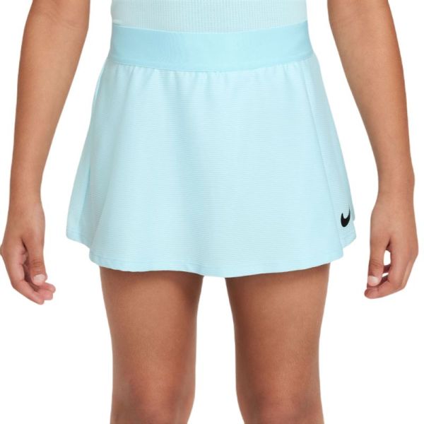 Lány szoknyák Nike Girls Court Dri-Fit Victory Flouncy Skirt - glacier blue/white
