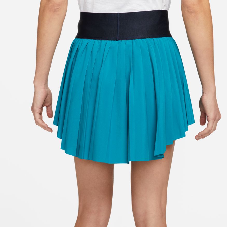 Nike Court Dri-Fit Advantage Skirt Pleated W - bright spruce/obsidian ...