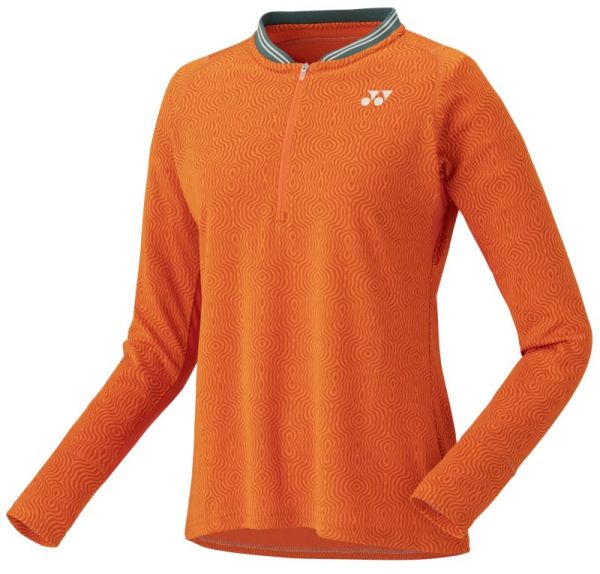 Női póló (hosszú ujjú) Yonex RG Longsleeve T-Shirt - bright orange
