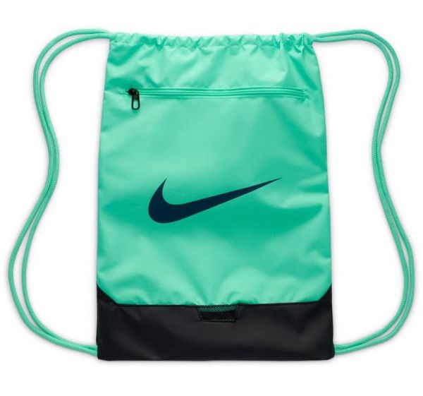 Tennis Backpack Nike Brasilia 9.5 - green glow/black/valerian blue