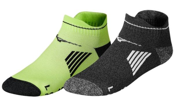 Čarape za tenis Mizuno Active Training Mid 2P - black/light green