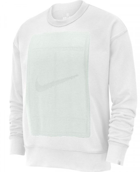  Nike Court Crew Fleece Reverse LS - white/platinum tint