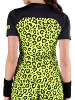 Marškinėliai moterims Hydrogen Panther Tech T-Shirt - black/yellow fluo Marškinėliai moterims Hydrogen Panther Tech T-Shirt - black/yellow fluo