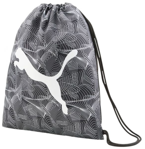Tennis Backpack Puma Beta Gym Sack - black/linear aop