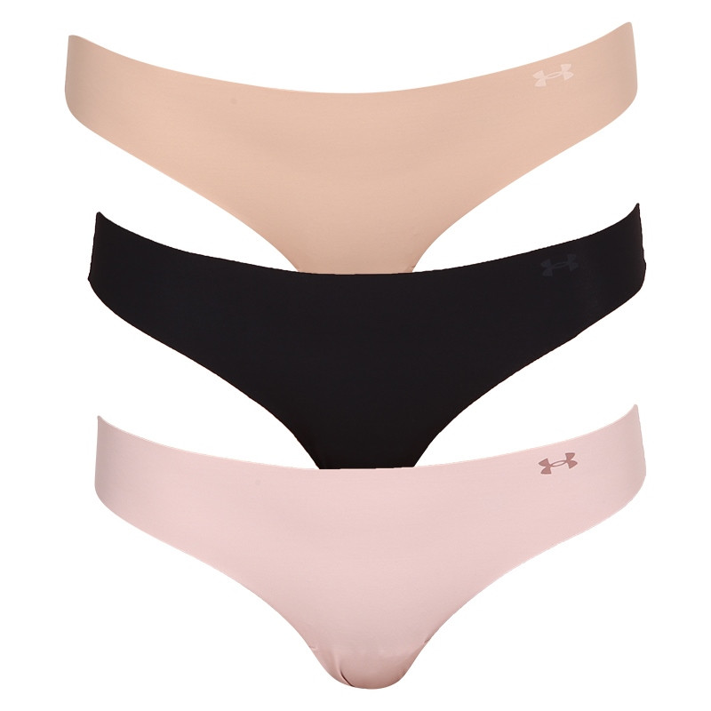 Women's panties Under Armour PS Thong 3 Pack - beige/white, Tennis Zone