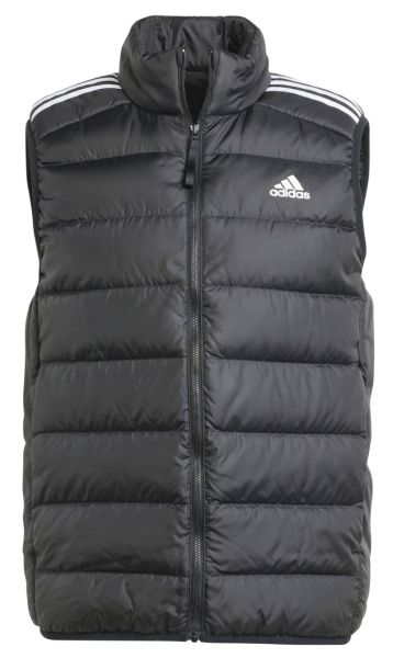 Pánske vesty Adidas Essentials 3-Stripes Light Down - Čierny