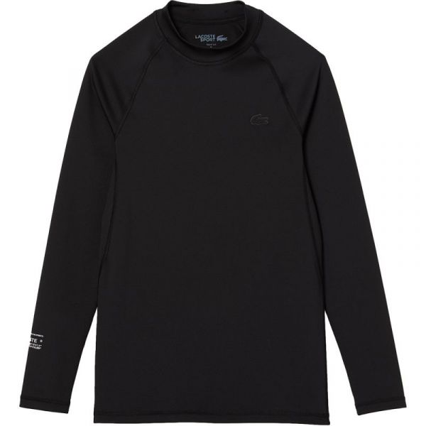 Herren Tennis-Langarm-T-Shirt Lacoste Sport Thermal T-Shirt - black
