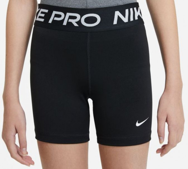 Lány rövidnadrág Nike Pro 3in Shorts - black/white