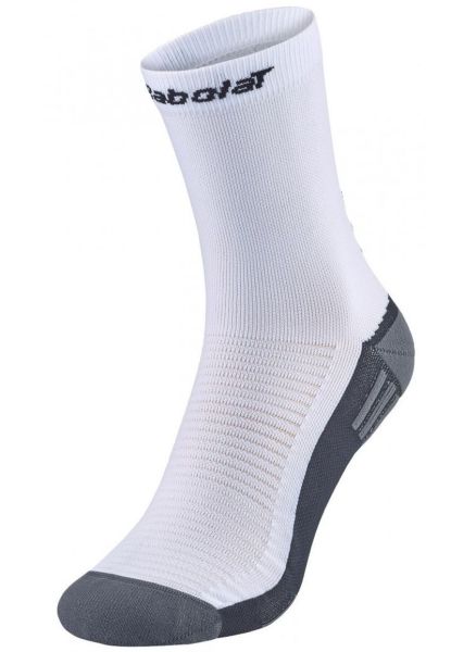 Zokni Babolat Padel Mid-Calf Socks 1P - white/black