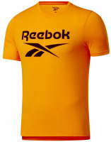 Męski T-Shirt Reebok Workout Ready Supremium Graphic Tee M - semi solar gold