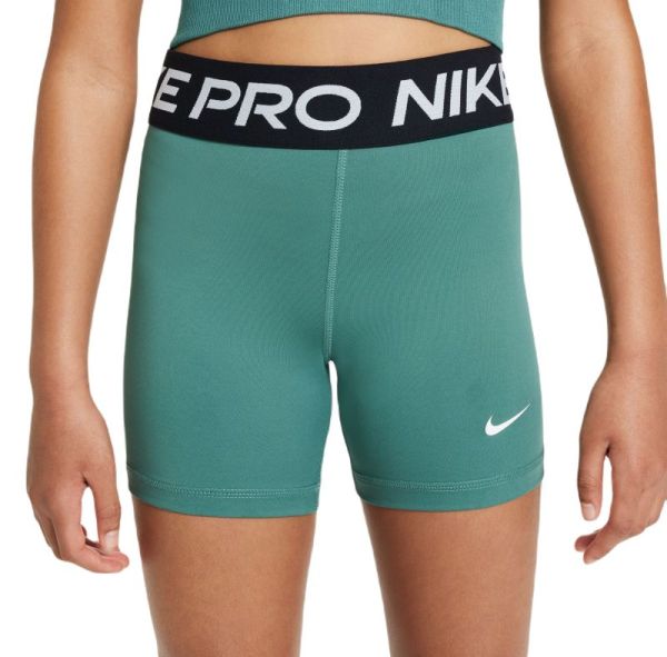 Dievčenské šortky Nike Girls Pro 3in Shorts - bicoastal/black/white