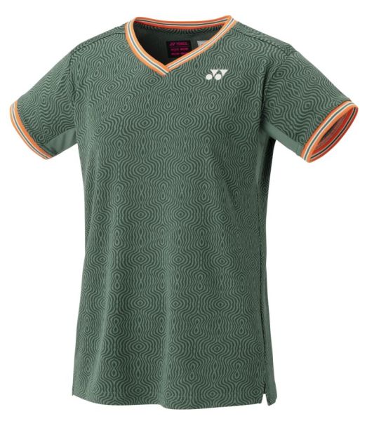 Дамска тениска Yonex RG Crew Neck T-Shirt - olive
